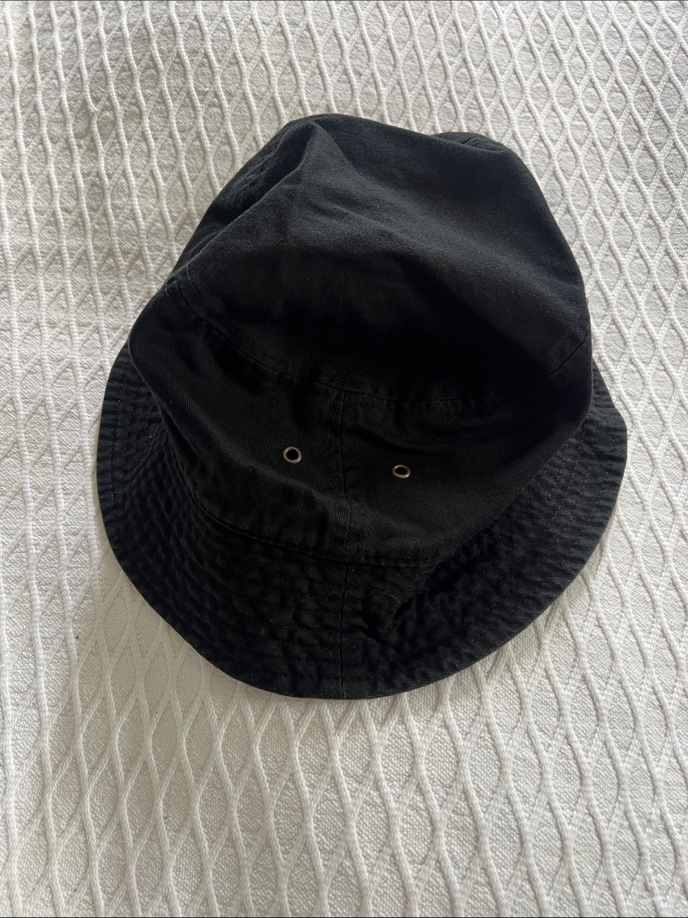 Black Cotton Bucket Hat for Men - Breathable Everyday Style